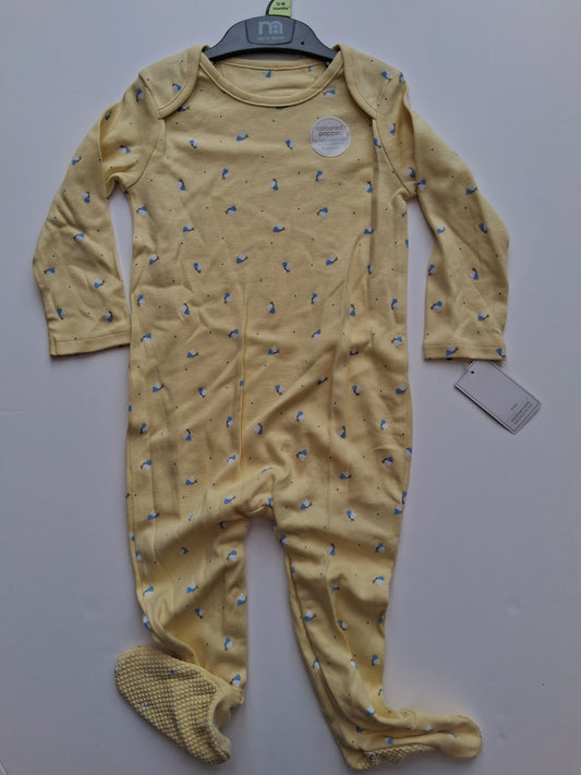 Butterfly Design Sleepsuit - Mothercare
