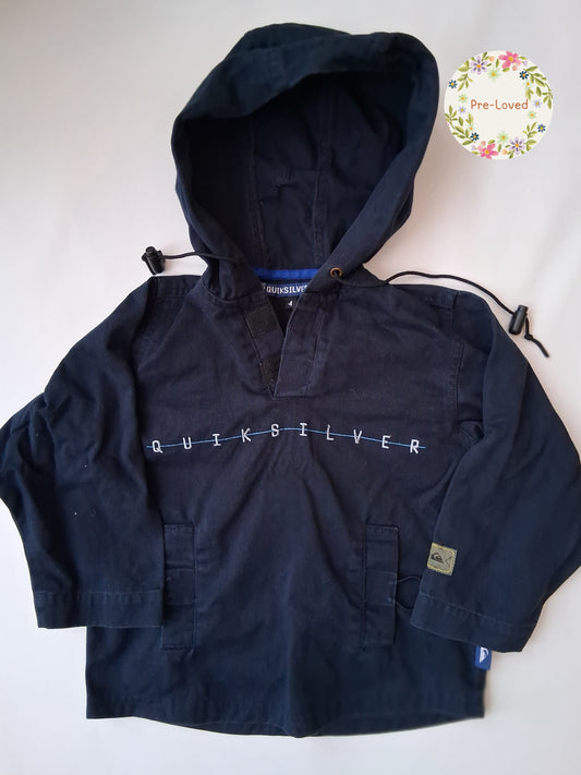 Lightweight Quiksilver Hoodie style outerwear - 3-4 years