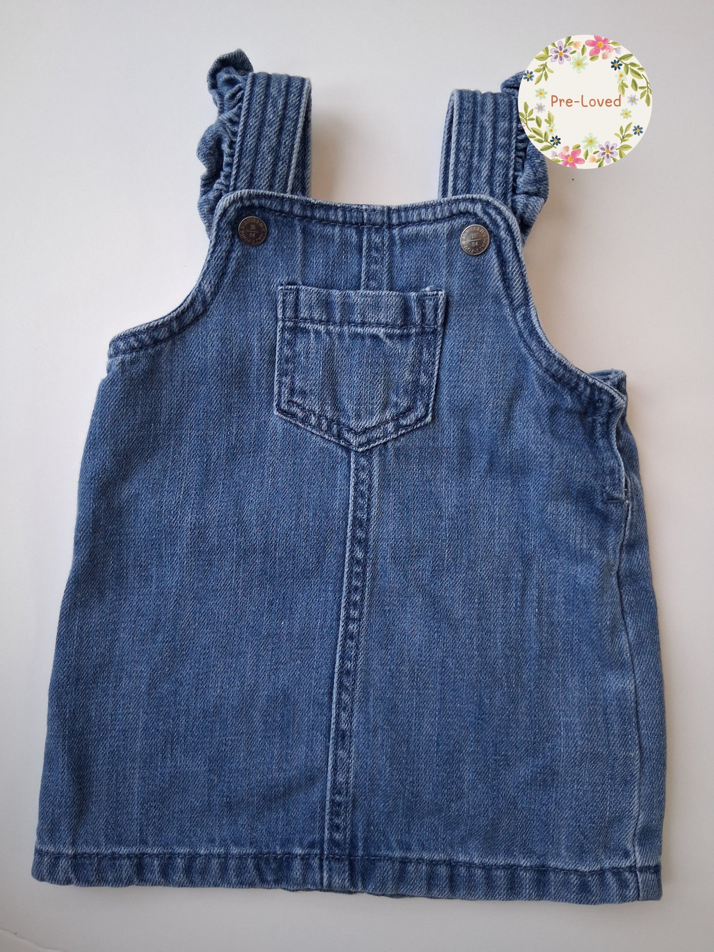 Denim Dress - 3-6 Months - Marks & Spencers