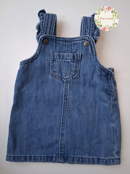 Denim Dress - 3-6 Months - Marks & Spencers