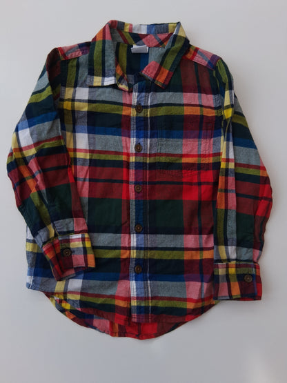 Gap - Checked Long sleeved Shirt - 4 years (3-4 years)