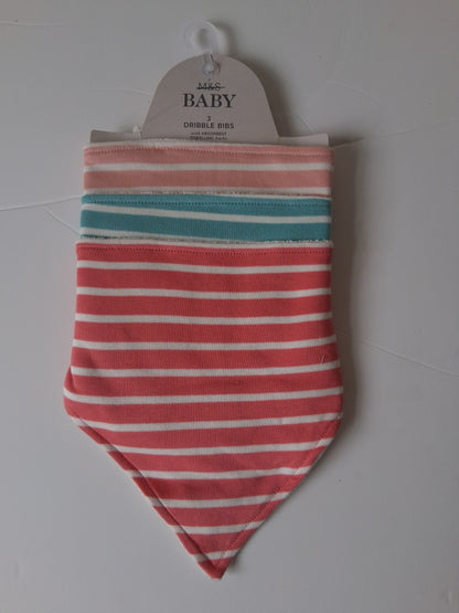 Dribble Bib Set - (Ex-Marks & Spencers)