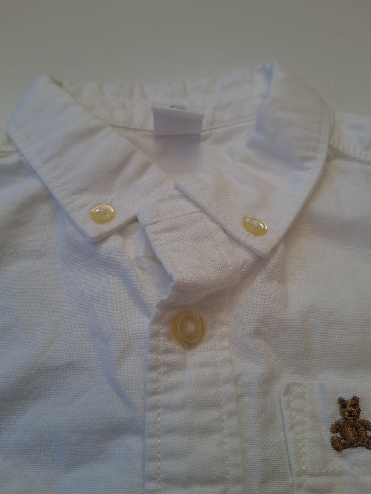 Gap - Boys Longsleeved White Shirt - 3 years (2-3 years)