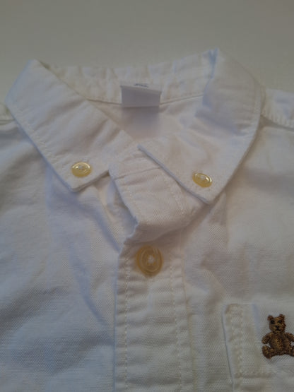 Gap - Boys Longsleeved White Shirt - 3 years (2-3 years)