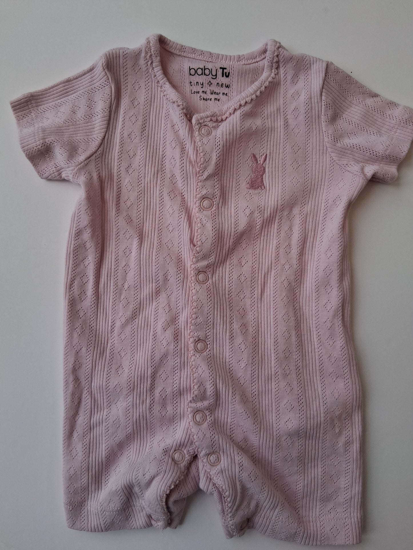 Short sleeved Rompers - Two piece set - TU Clothing - 0-3 Months