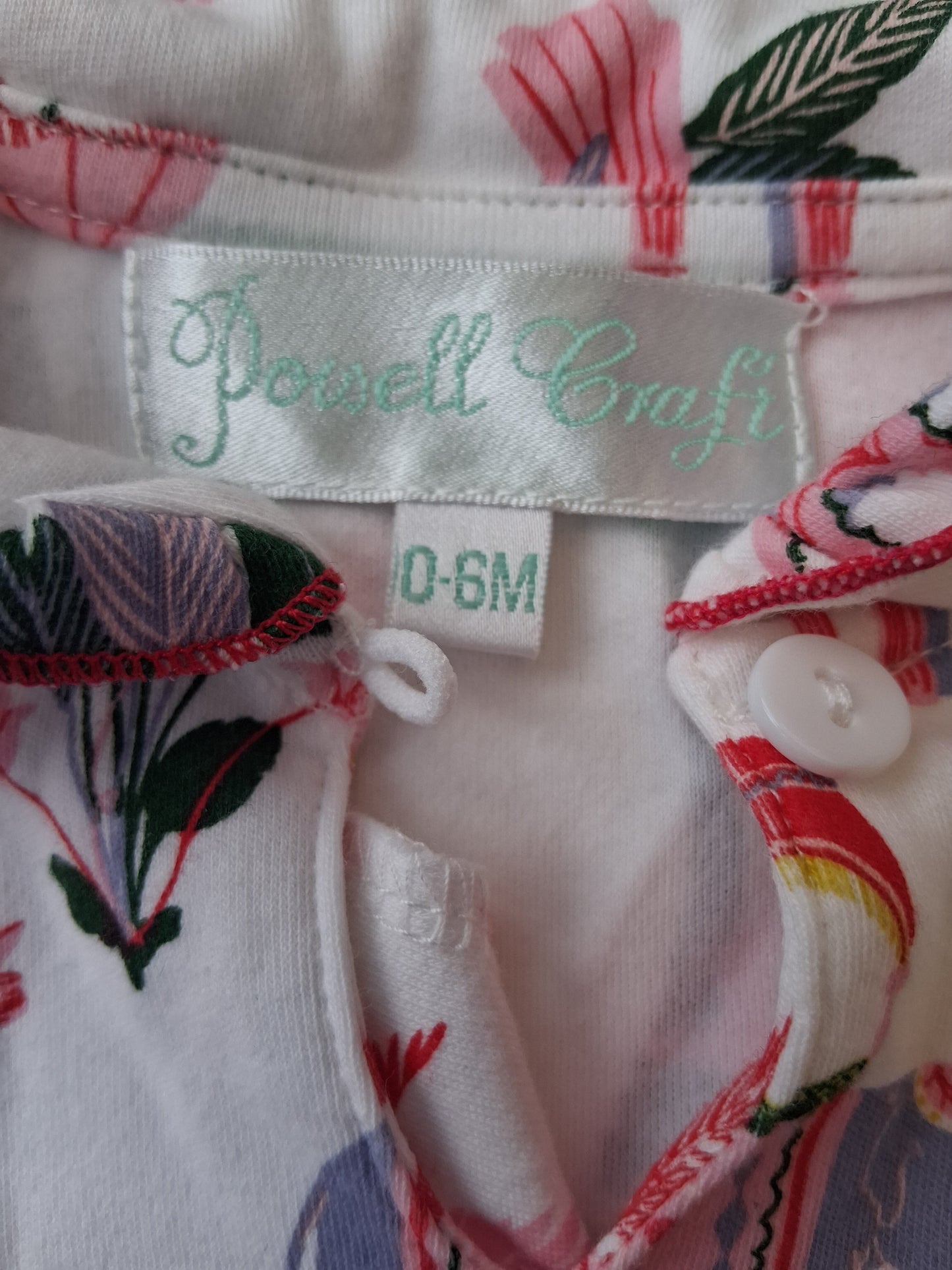 Tropical Romper - 0-6 Months - Powell Craft