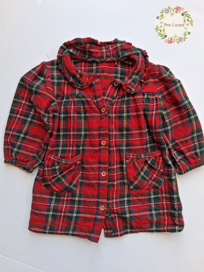 Tartan Dress - 6-9 Months - TU Clothing