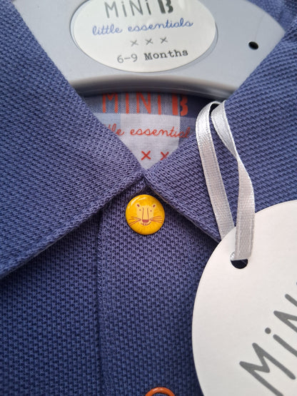 Lion Shorts and Polo Shirt Set - Mini B (Ex-BHS)
