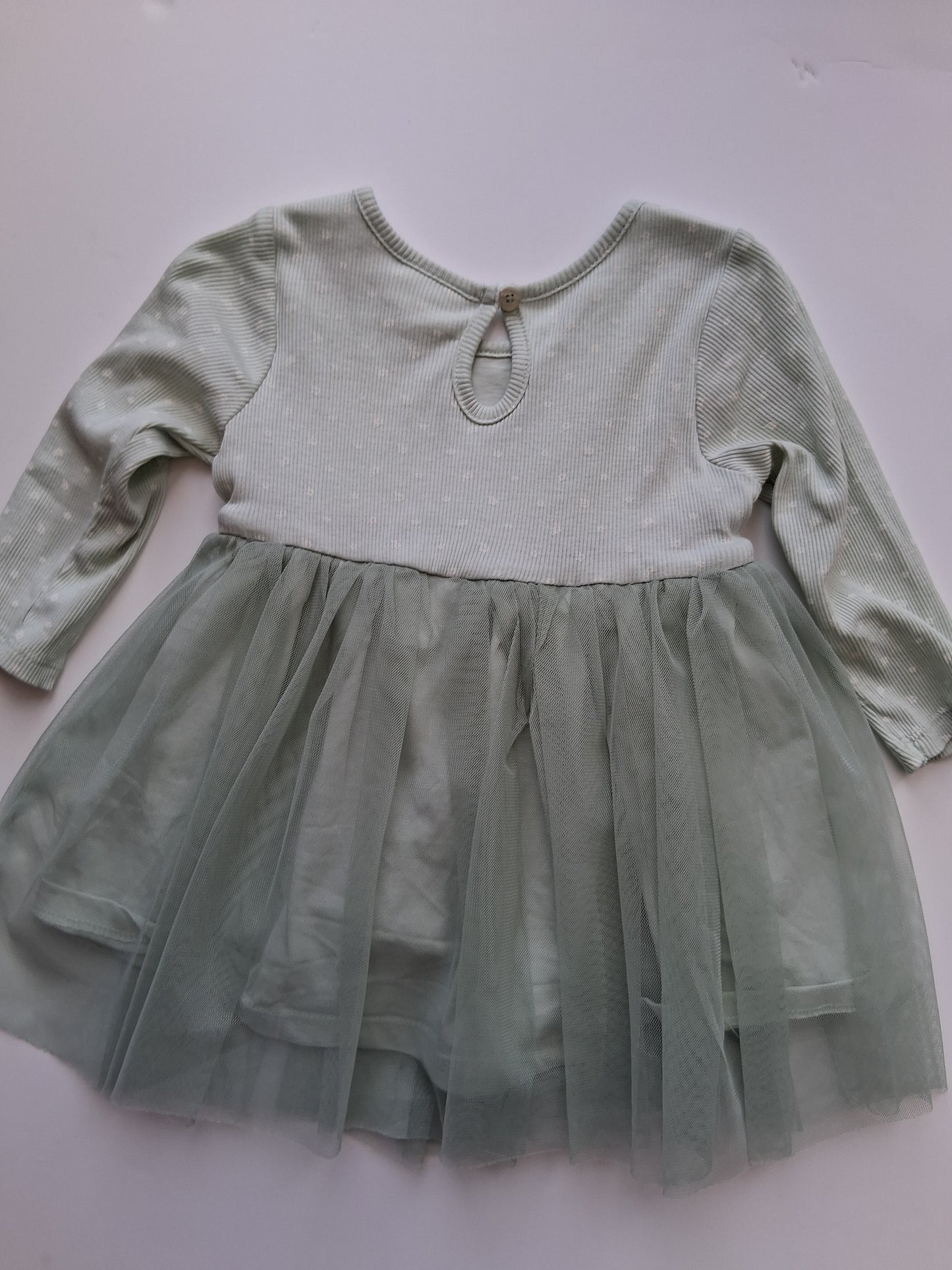 Green Dress - 6-12 Month - Willow & Whistle
