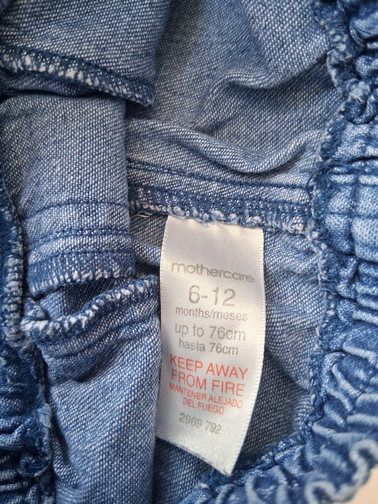 Soft touch Denim jean style trouser - Mothercare