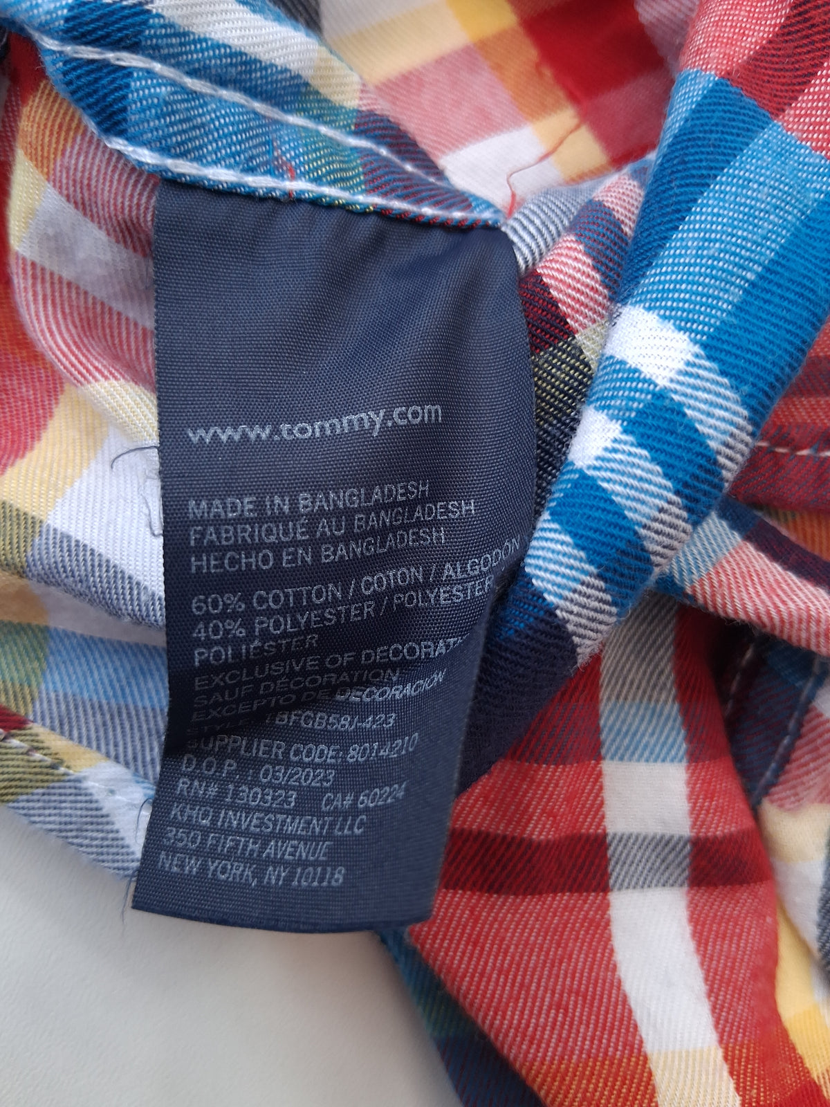 Tommy Hilfiger - Long Sleeved Top - 4 years (3-4 Years)