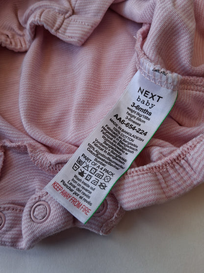 Four Rompers 3-6 Months - Next