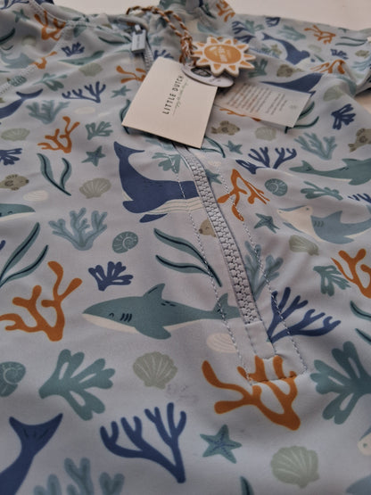Little Dutch - Short Sleeve Swimsuit - 9-12 Months OLD