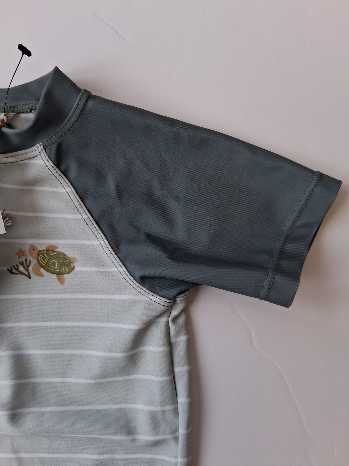 Little Dutch Swim T-shirt - Turtle design - 9-12 months