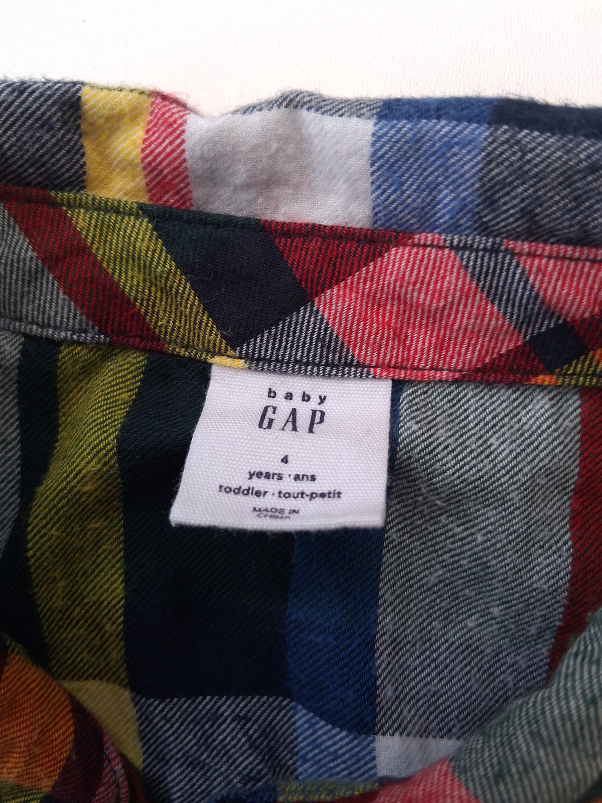 Gap - Checked Long sleeved Shirt - 4 years (3-4 years)