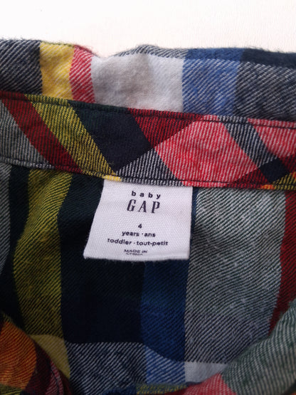 Gap - Checked Long sleeved Shirt - 4 years (3-4 years)